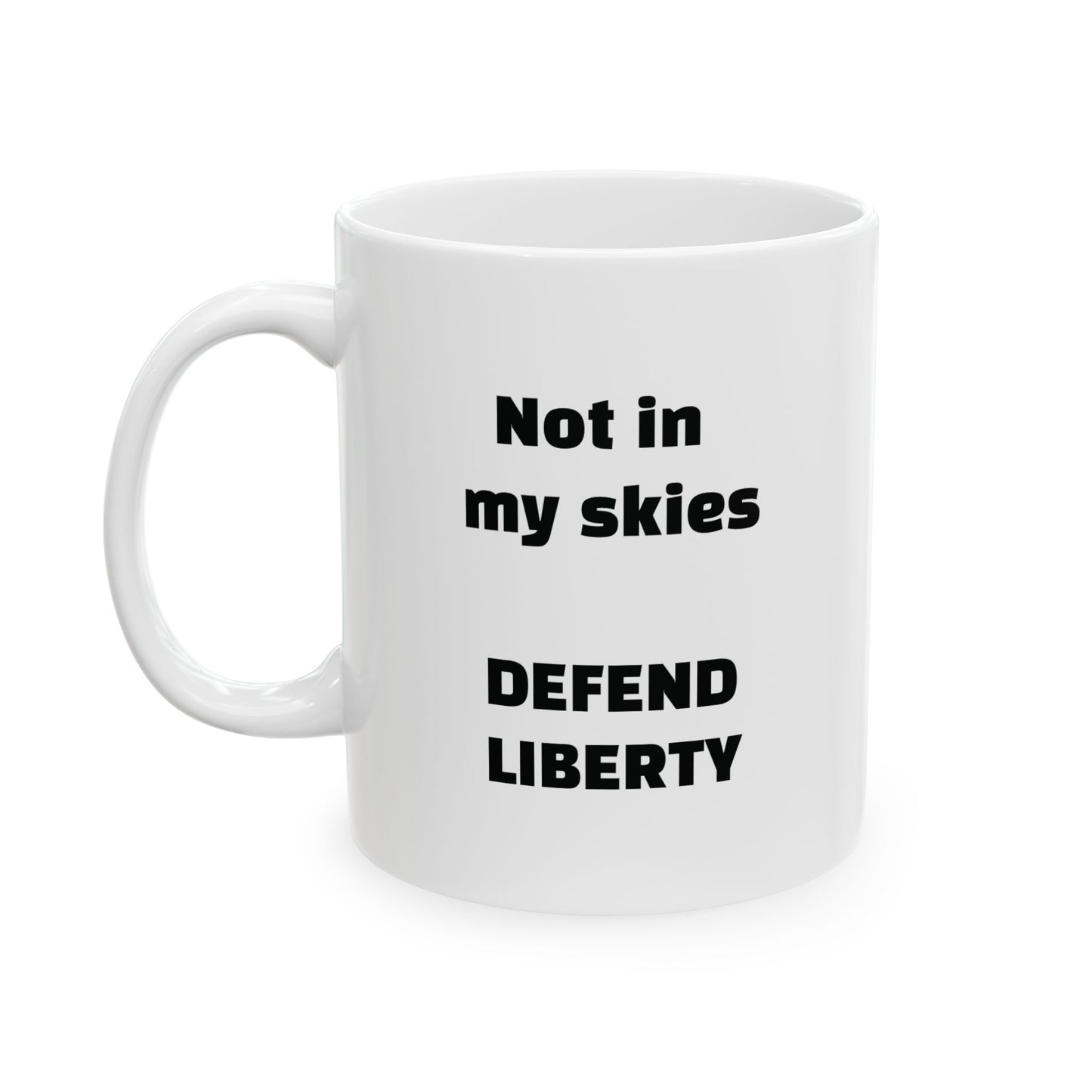 Mug - Lady Liberty Defends Our Native Soil Against Drones